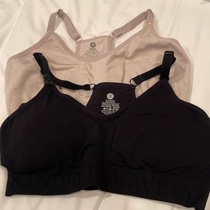 Kindred Bravely Sublime black Hands Free Pumping and Nursing Sports Bra size M